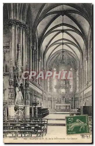 Ansichtskarte AK Basilique de N D de la Delivrande le Choeur