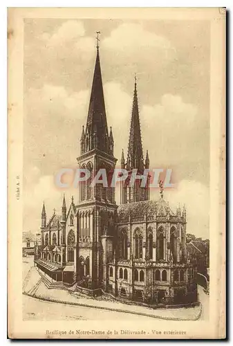 Ansichtskarte AK Basilique de Notre Dame de la Delivrande Vue exterieure