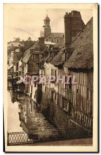 Cartes postales Lisieux Vieilles maisons sur la Touques