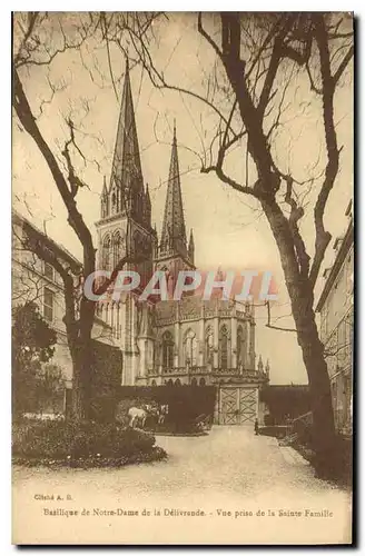 Ansichtskarte AK Basilique de Notre Dame de la Delivrande vue prise de la Sainte Famillie