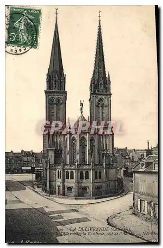 Ansichtskarte AK La Delivrande Calvados la Basilique cote de l'Abside