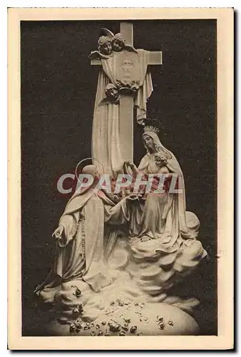 Ansichtskarte AK La Chapelle des Carmelites de Lisieux Groupe sculpte dominant la Maitre Autel