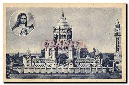 Cartes postales La Basilique de Lisieux Vue generale du Projet