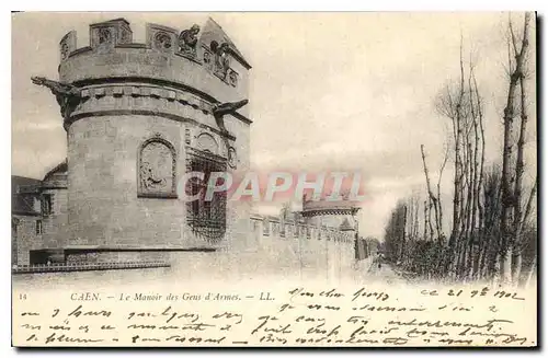 Cartes postales Caen Le Manoir des Gens d'Armes