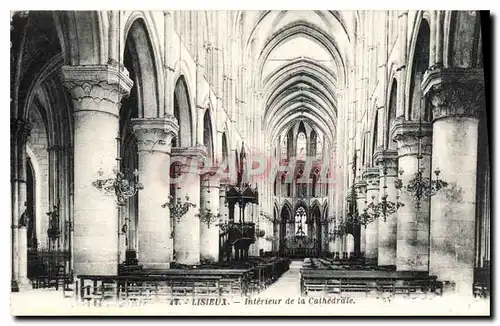 Cartes postales Lisieux Interieur de la Cathedrale