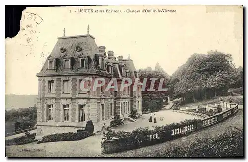 Ansichtskarte AK Lisieux et ses Environs Chateau d'Ouilly le Vicomte