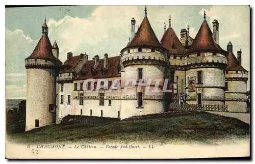 Cartes postales Chaumont Le Chateau Facade Sud Ouest