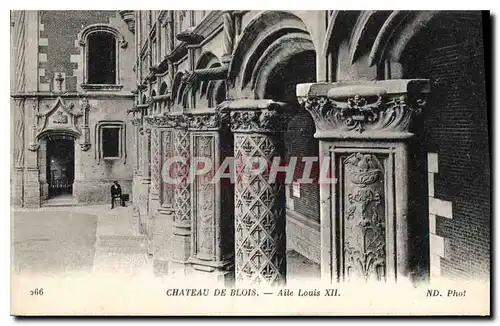 Cartes postales Chateau de Blois Aile Louis XII