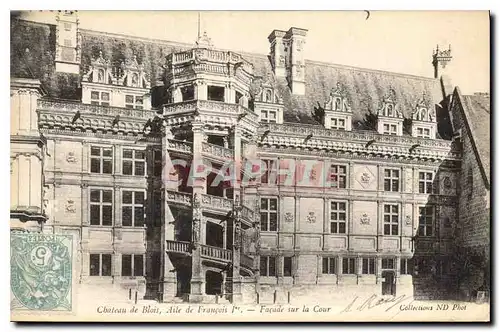 Ansichtskarte AK Chateau de Blois Aile de Francois I facade sur la Cour