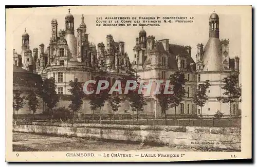 Ansichtskarte AK Chambord le Chateau L'Aile Francois I