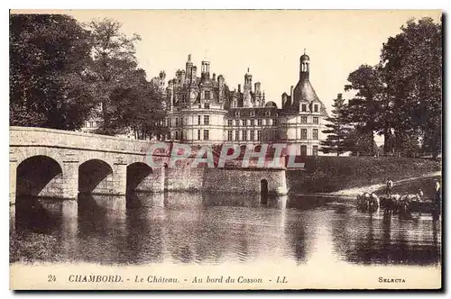 Cartes postales Chambord le Chateau Au bord du Cosson