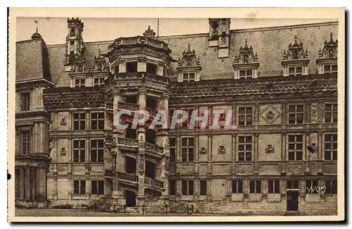 Ansichtskarte AK La Douce France Chateaux de la Loire Chateau de Blois Escalier Francois I