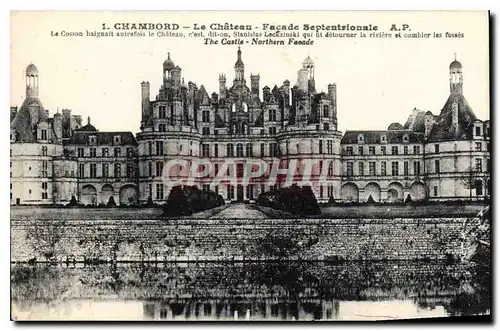 Cartes postales Chambord le Chateau Facade Septentrionale