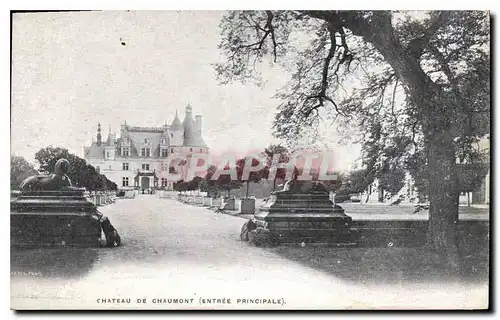 Cartes postales Chateau de Chaumont Entree principale