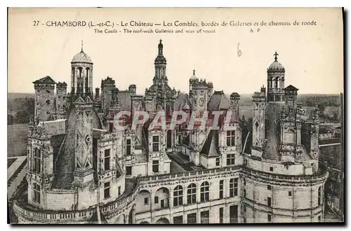 Cartes postales Chambord L et C Le Chateau Les Combles