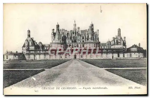 Ansichtskarte AK Chateau de Chambord Facade meridionale