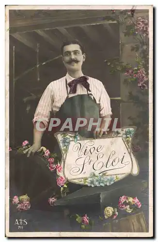 Cartes postales Vive St Eloi Homme Forgeron