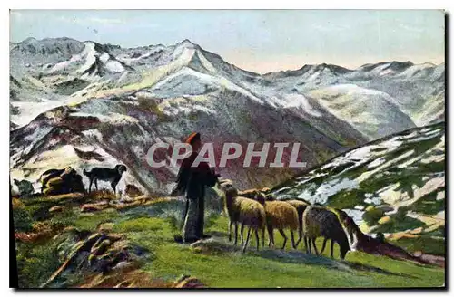 Cartes postales Tableaux Pyrenees le Sel au Thoupeau dans la haute Montagne