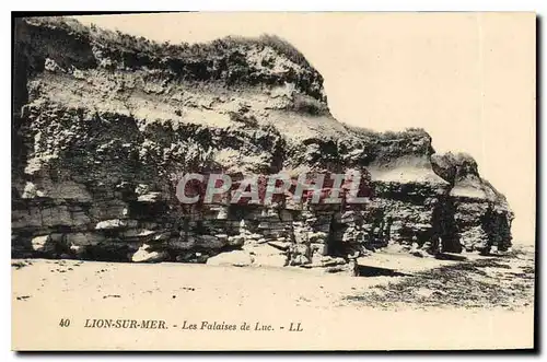 Cartes postales Lion sur Mer Les Falaises de Luc