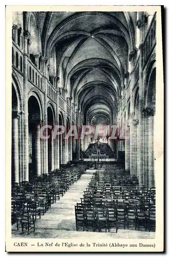 Ansichtskarte AK Caen La Nef de l'Eglise de la Trinite Abbaye aux Dames