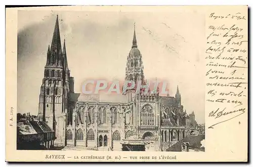 Cartes postales Bayeux La Cathedrale Vue prise de l'Eveche