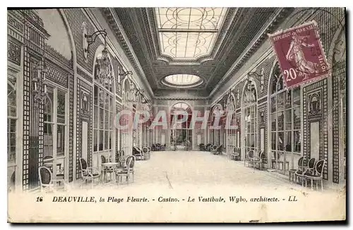 Cartes postales Deauville la Plage Fleurie Casino Le Vestibule