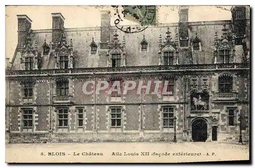 Ansichtskarte AK Blois Le Chateau Aile Louis XII facade exterieure