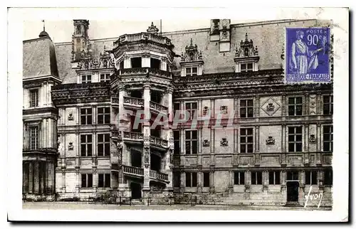 Cartes postales Blois Loire et Cher Le Chateau escalier Francois