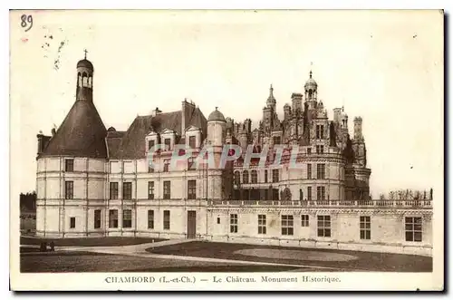 Ansichtskarte AK Chambord Le Chateau Monument Historique