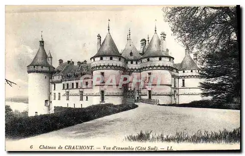 Cartes postales Chateau de Chaumont Vue d'ensemble Cote Sud