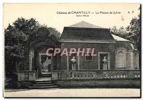 Cartes postales Chateau de Chantilly La Maison de Sylvie