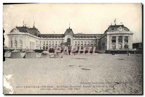 Cartes postales Trouville sur Mer Le Casino Municipal Facade du cote de la Mer