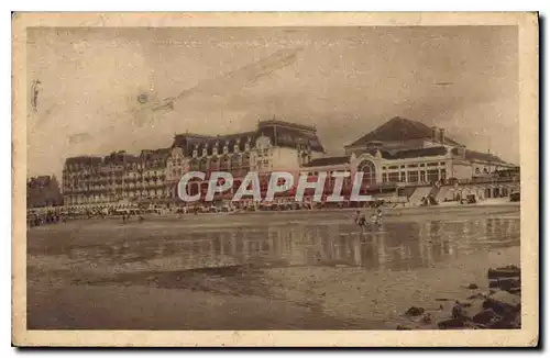 Cartes postales Cabourg Calvados La Plage et le Grand Hotel