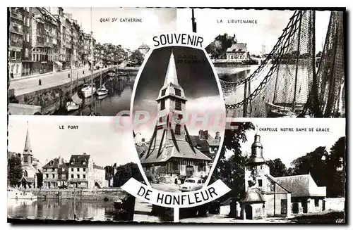 Cartes postales Souvenir de Honfleur