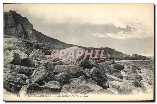 Cartes postales Villers sur Mer Les Rochers Noirs