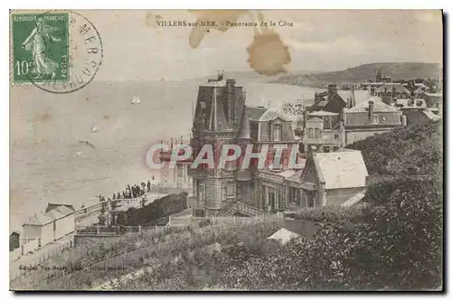 Cartes postales Villers sur Mer Panorama de la Cote