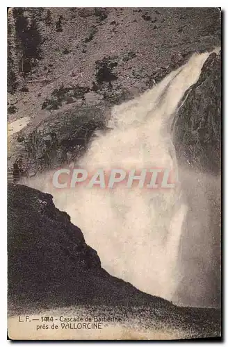 Cartes postales Cascade de Barberine pres de Vallorcine