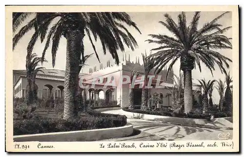 Cartes postales Cannes Le Palm Beach Casino d'Ete