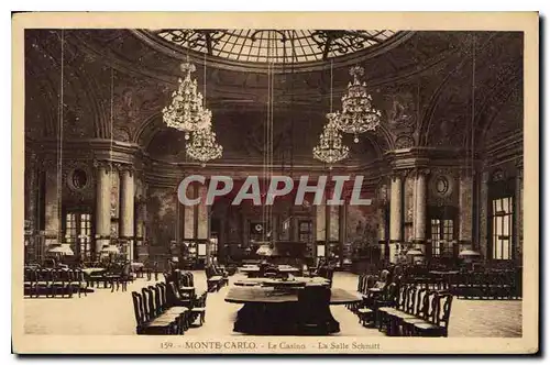 Cartes postales Monte Carlo Le Casino La Salle Schmitt