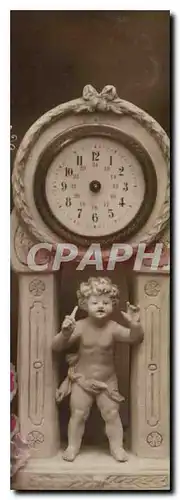 Cartes postales Femme Horloge Santon