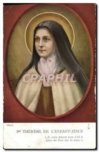 Cartes postales Ste Therese de l'Enfant Jesus