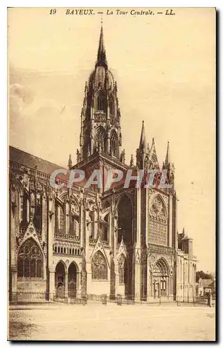 Cartes postales Bayeux La Tour Cathedrale