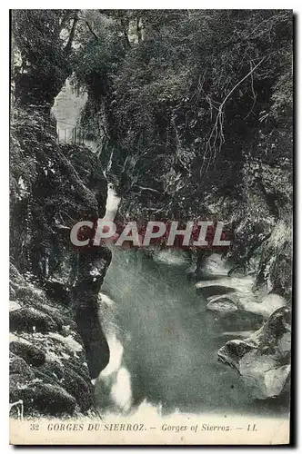 Cartes postales Gorges du Sierroz