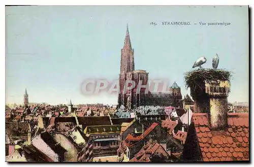 Ansichtskarte AK Strasbourg Vue panoramique