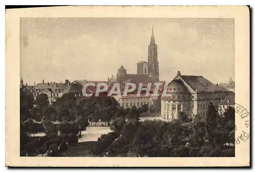 Cartes postales Strasbourg Vue prise de la Place de la Republique