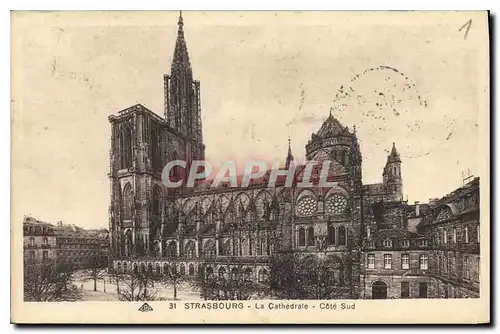 Cartes postales Strasbourg La Cathedrale Cote Sud
