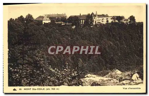 Cartes postales Mont Ste Odile Vue d'ensemble