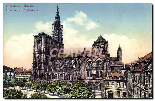 Cartes postales Strasbourg Cathedrale