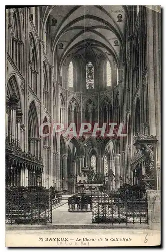 Cartes postales Bayeux Le Choeur de la Cathedrale