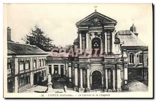 Ansichtskarte AK Lisieux Calvados Le Carmel et la Chapelle